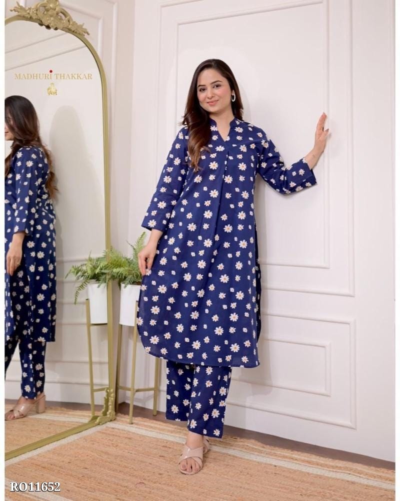 Elegant Kurta with Pant Set - Stylish Indian Ethnic Wear