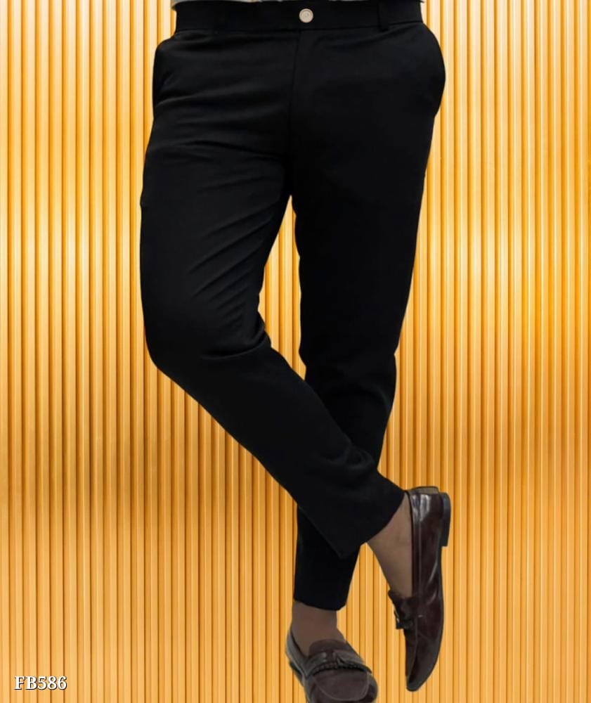 Stretchable Lycra Formal Trouser for Men | Comfortable & Stylish Office Wear