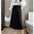 Knitted Skirt Mid-length Straight Package Hip High Waist