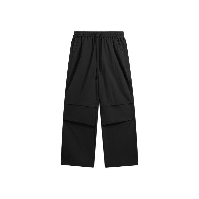 Wide Leg Detachable Pants One Pants Wear More Waterproof Leisure Big Feet Straight-leg Trousers