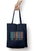 Stylish Unisex Zipper Tote Bag in White - Standard Size