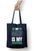 Stylish Unisex Zipper Tote Bag in White - Standard Size