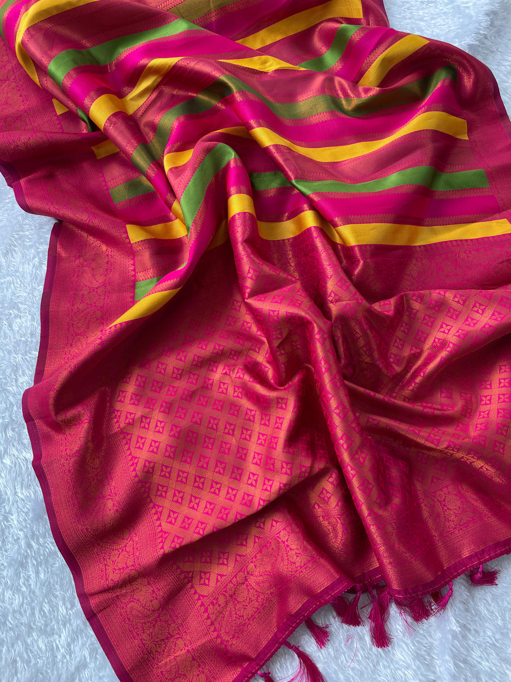 semi Kanjivaram pattu sarees