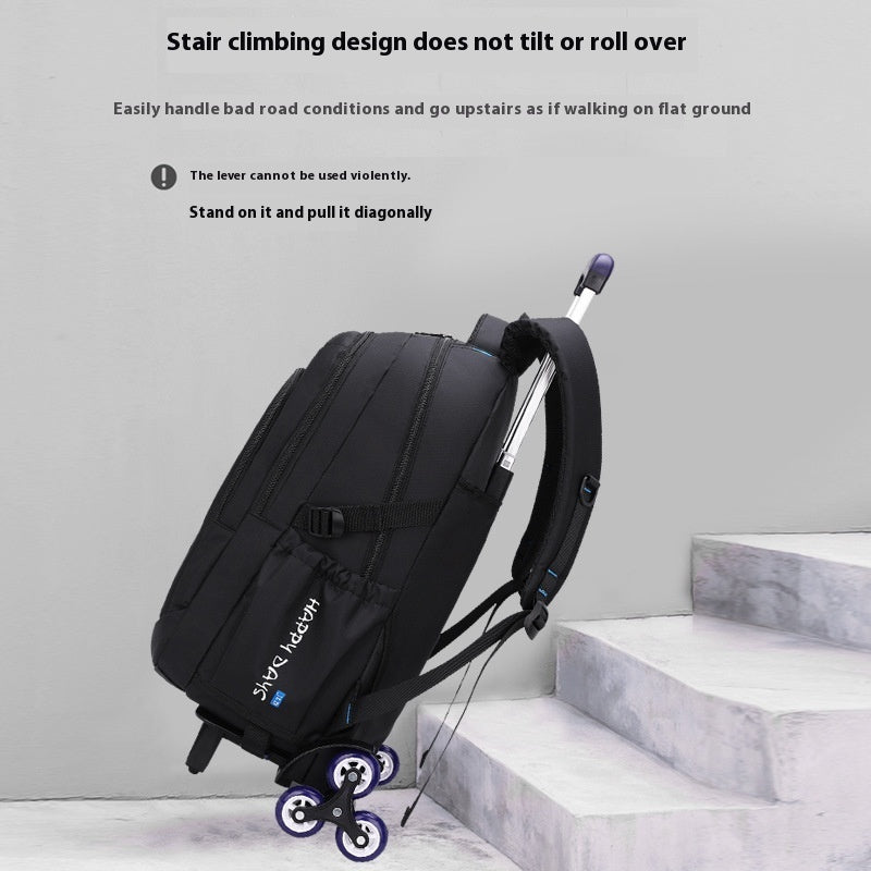 Fashion Six-Rolling Large Capacity Student Trolley Bag