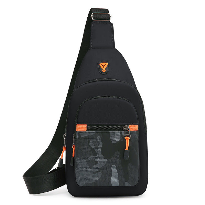 Waterproof Multi-layer Multicolor Minimalism Crossbody Bag Waist Bag