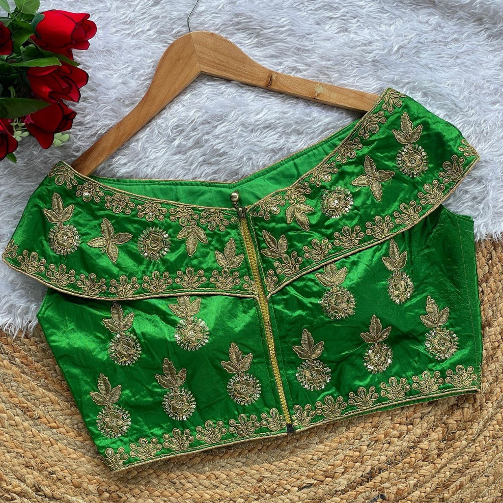 Elegant Boat Neck Blouses in India - Stylish and Trendy s