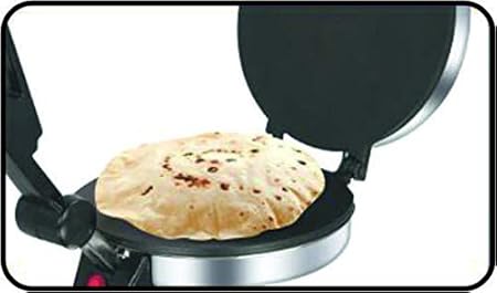 Comet Roti Maker Non-Stick 1000 Watt (Sliver/Black)