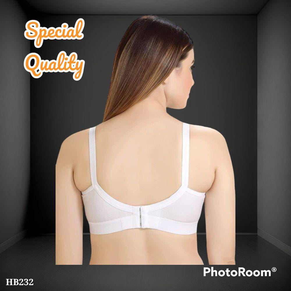 Women’s Big Size Cotton Bra - Non-Padded, Full Coverage, Plus Size Comfort