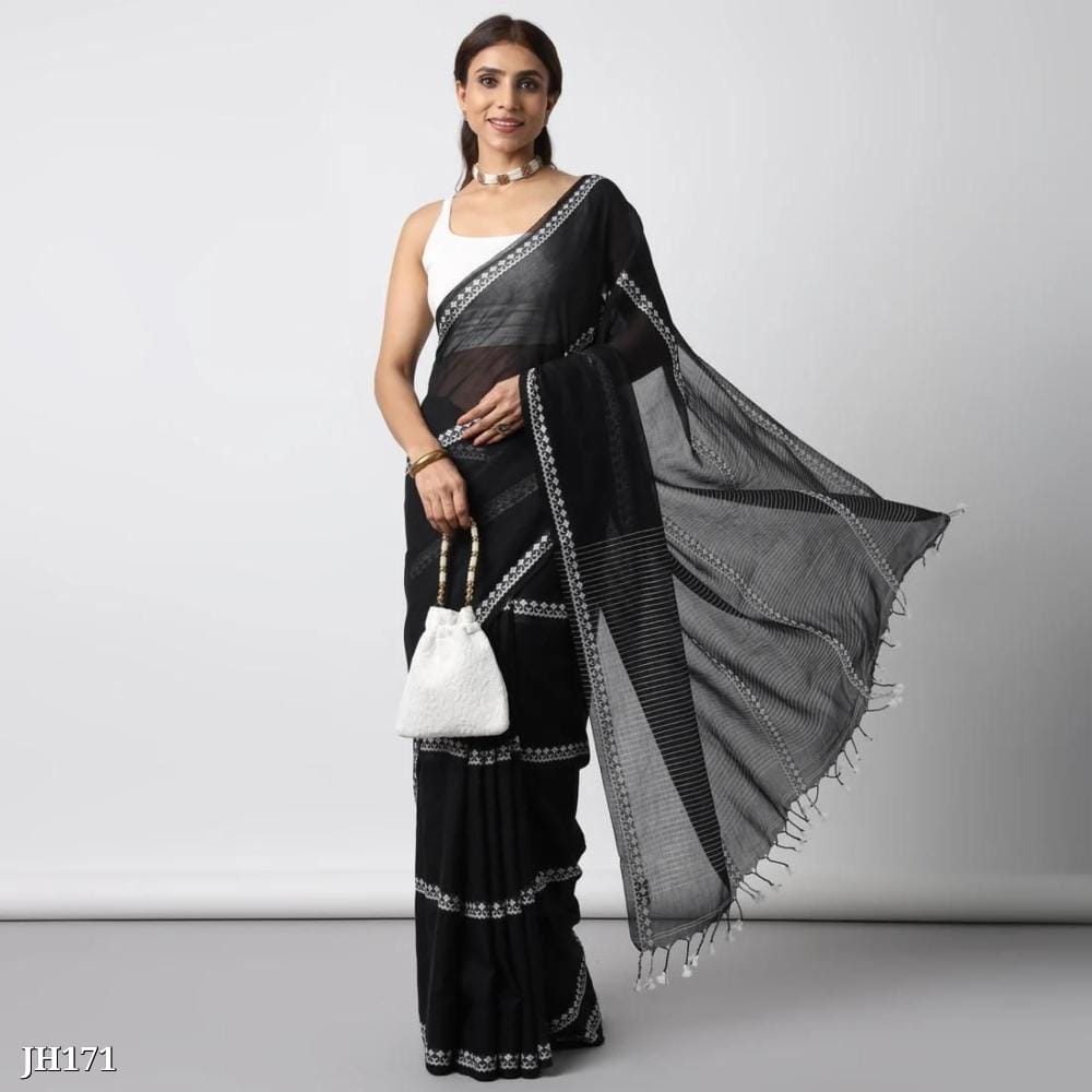 Joyguru Handloom Cotton Saree -  | Elegant & Comfortable 03