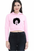 Female Crop Hoodies featherweight Baby Pink S - Trendy & Comfortable Hoodie in India