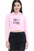 Female Crop Hoodies featherweight Baby Pink S - Trendy & Comfortable Hoodie in India