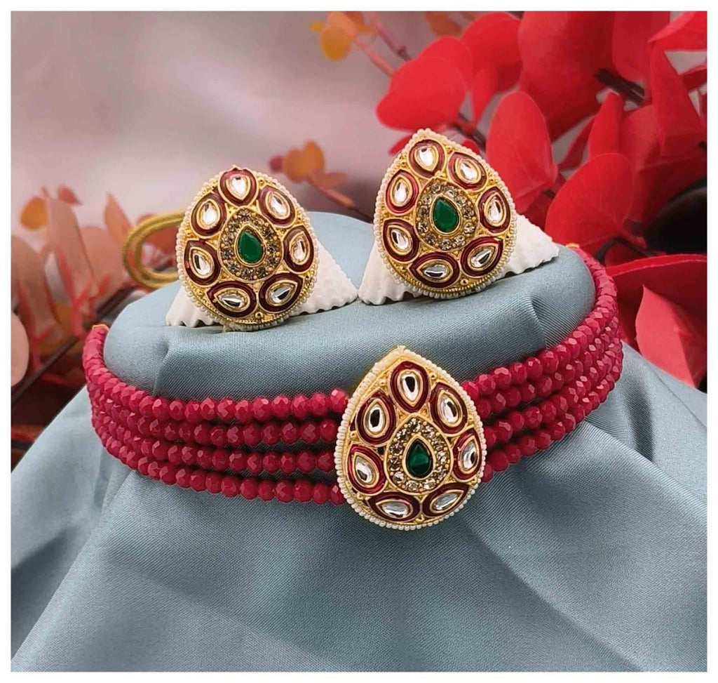 exquisite-moti-mala-choker-necklace-set-in-india-timeless-pearl-jewelry-18