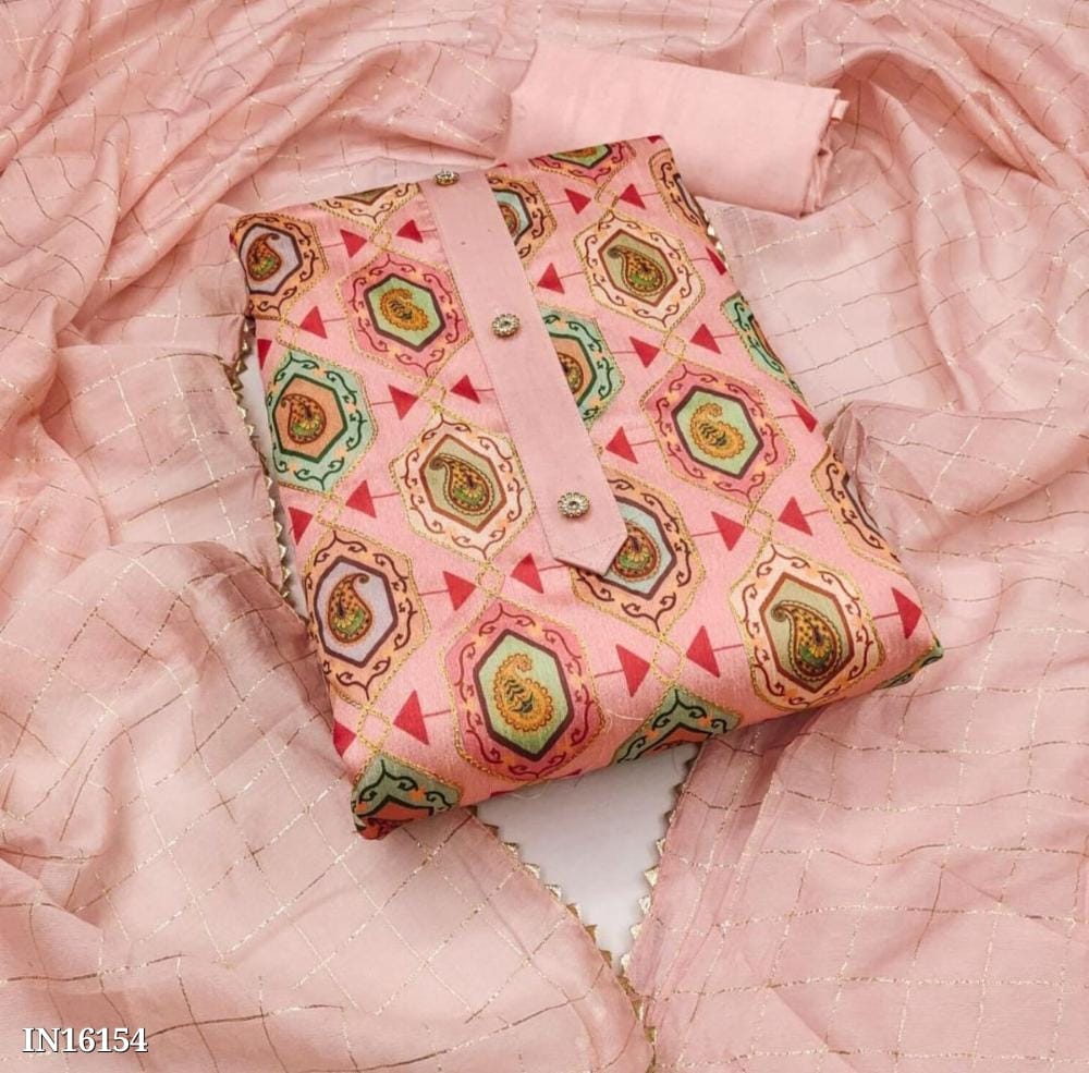Cotton Silk Dress Material - Exclusive Women's Suit Fabric for Elegant Outfits
