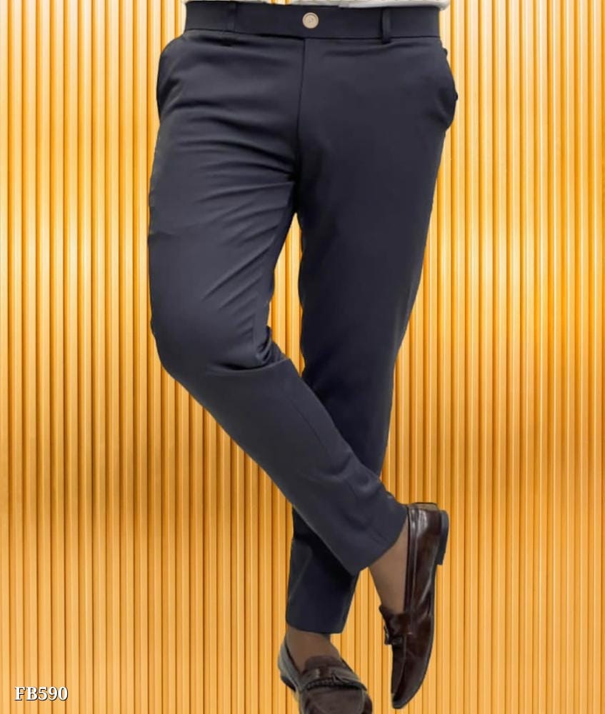 Stretchable Lycra Formal Trouser for Men | Comfortable & Stylish Office Wear