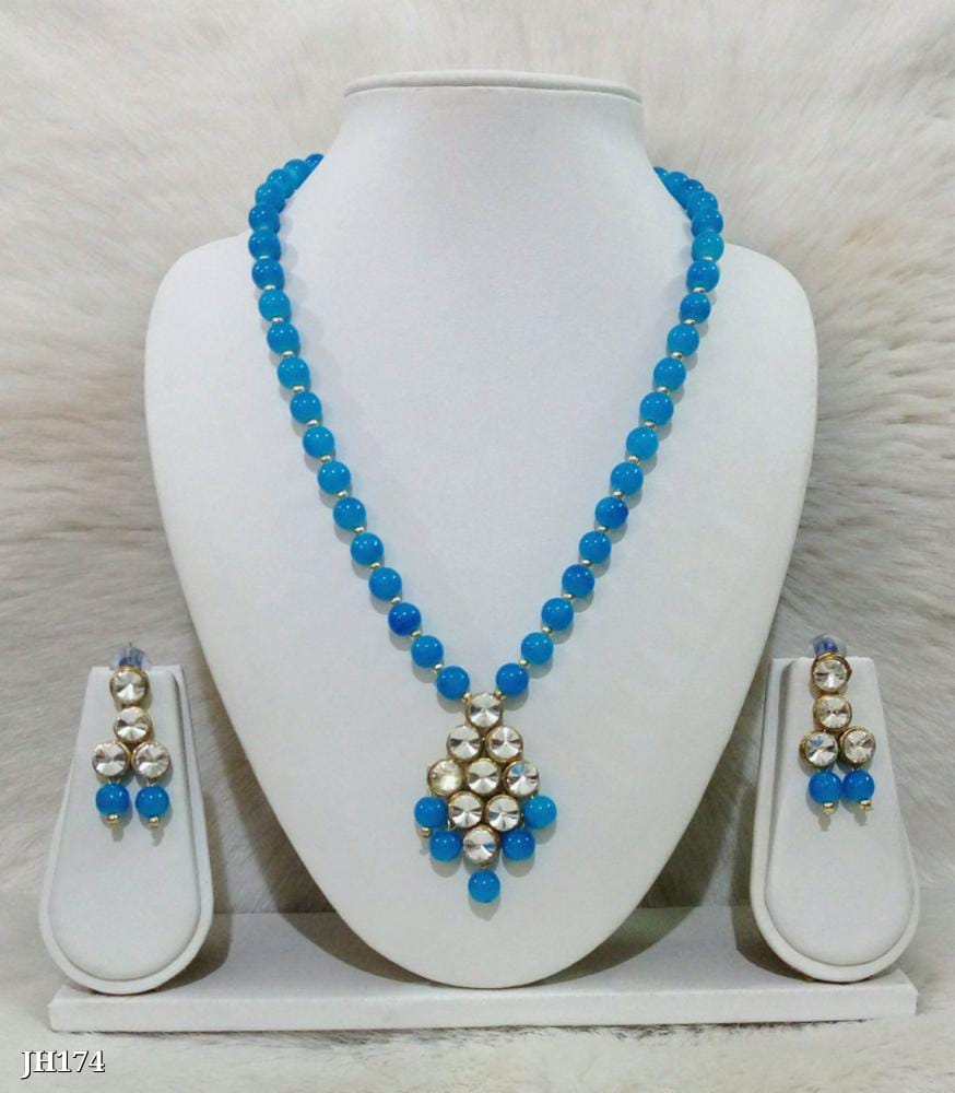 Kundan Necklace and pearl necklace Set | Traditional Indian Jewelry