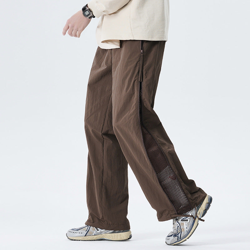 Summer American Big Straight-leg Pants Men