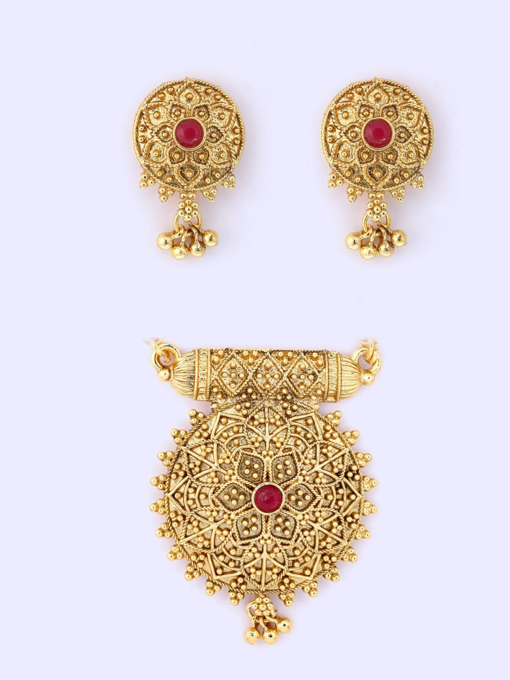 Exquisite Golden Pendants in India - Elegant and Timeless Jewelry (total 2 piece)