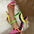 Ultra-high Heel Color Block Pointed Peep Toe Sandals