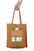 Stylish Unisex Zipper Tote Bag in White - Standard Size