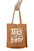 Stylish Unisex Zipper Tote Bag in White - Standard Size