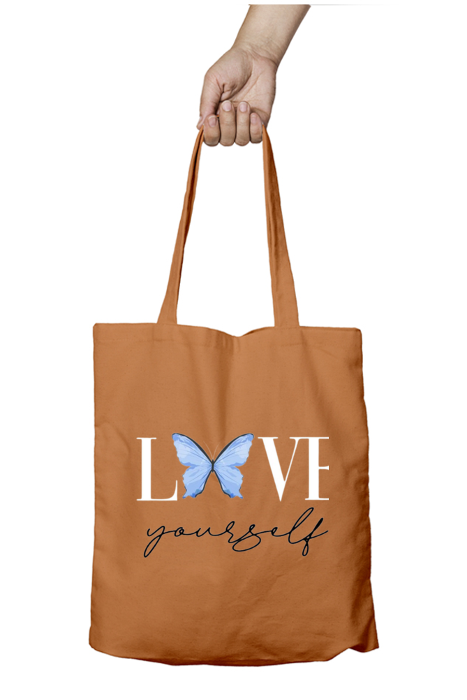 Stylish Uni Zipper Tote Bag in White - Standard Size