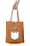 Stylish Unisex Zipper Tote Bag in White - Standard Size