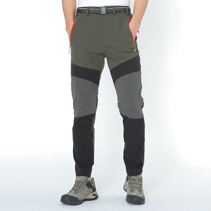 Plus Size Outdoor Quick-dry Pants Men Women Mountaineering Leisure