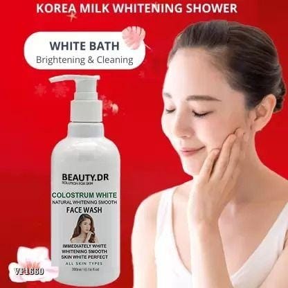 Natural Skin Care Whitening Face Wash – 300ml | Brightening, Smoothing & Deep Cleansing