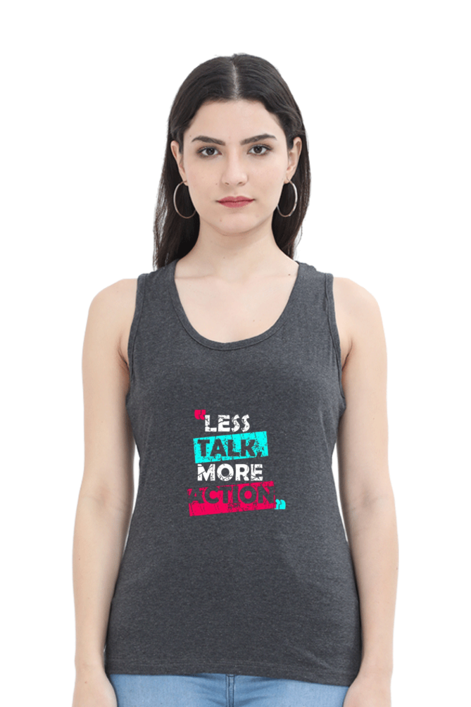 Female Tank Top Black S - Stylish & Comfortable Sleeveless Top in India