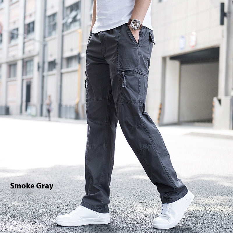 Men's Loose Outdoor Multi Pocket Workwear Pants