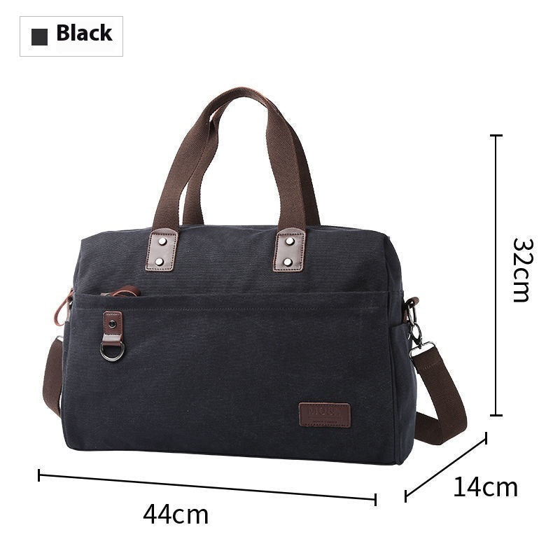 Fashion Men's Retro Canvas Out Luggage Business Travel Handbag