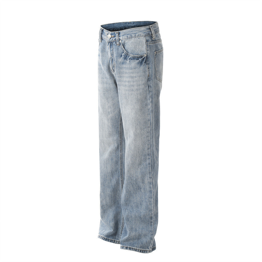 Men's High Street Washed Jeans Loose Street