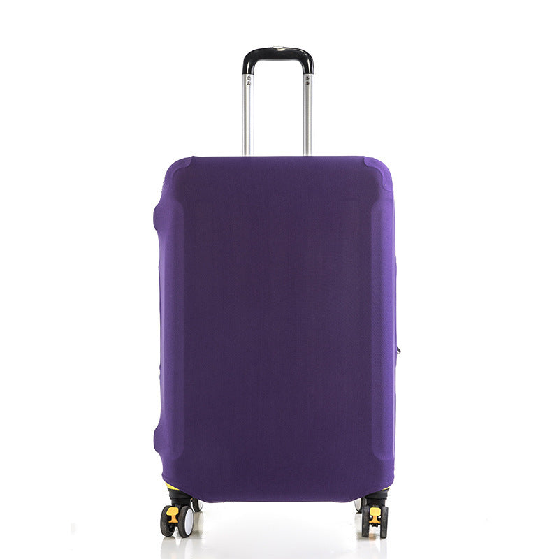 Solid Color Elastic Luggage Protection Cover