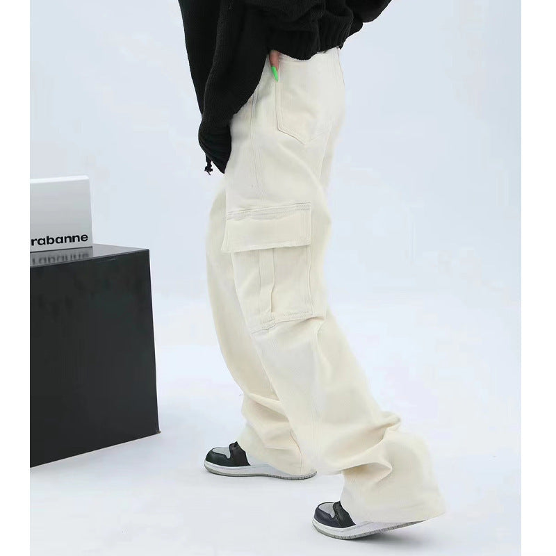 Loose Large Straight High Waist Casual Wide Leg Pants