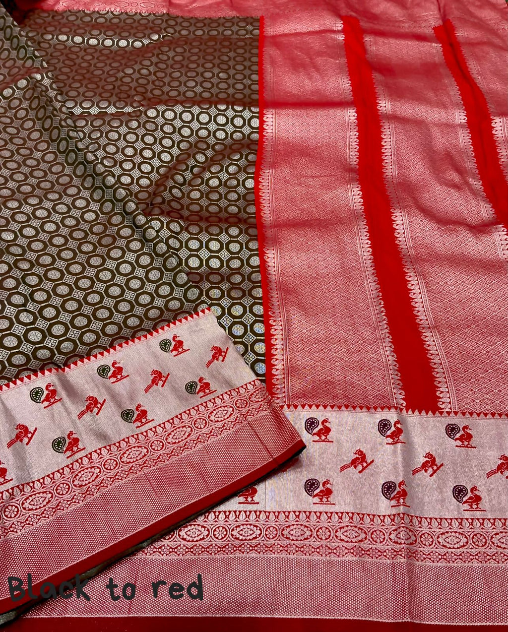 Soft Silk Woven Saree with Zari  & Tassel Pallu 1012