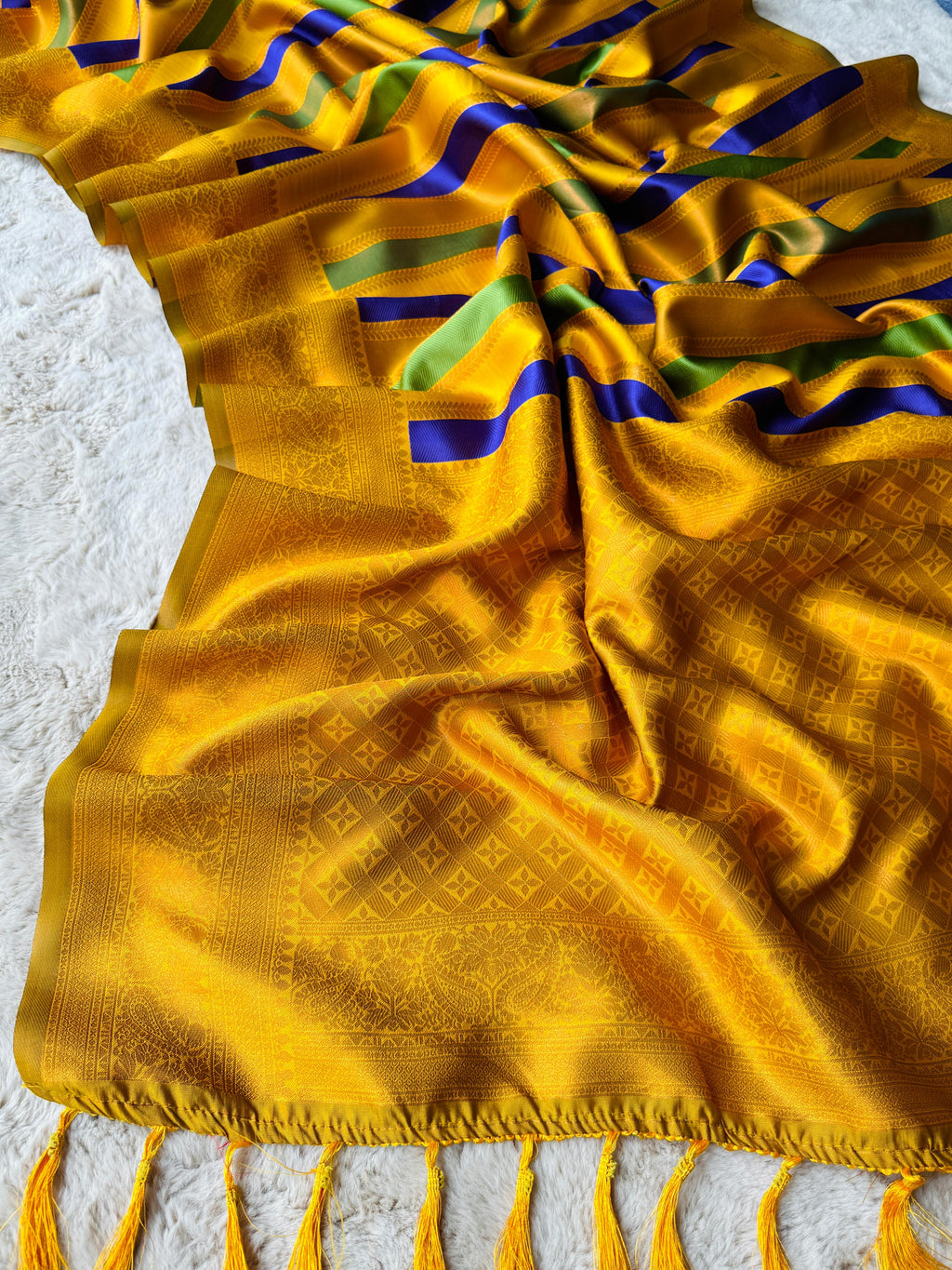 semi Kanjivaram pattu sarees