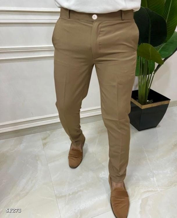 Premium Lycra Trousers for Men | Stretchable Comfort & Stylish Fit