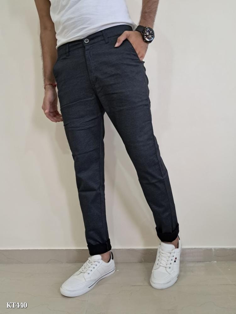 Kaulin 1006 Men's Dot  faint Black Trouser | Stylish & Comfortable Trousers