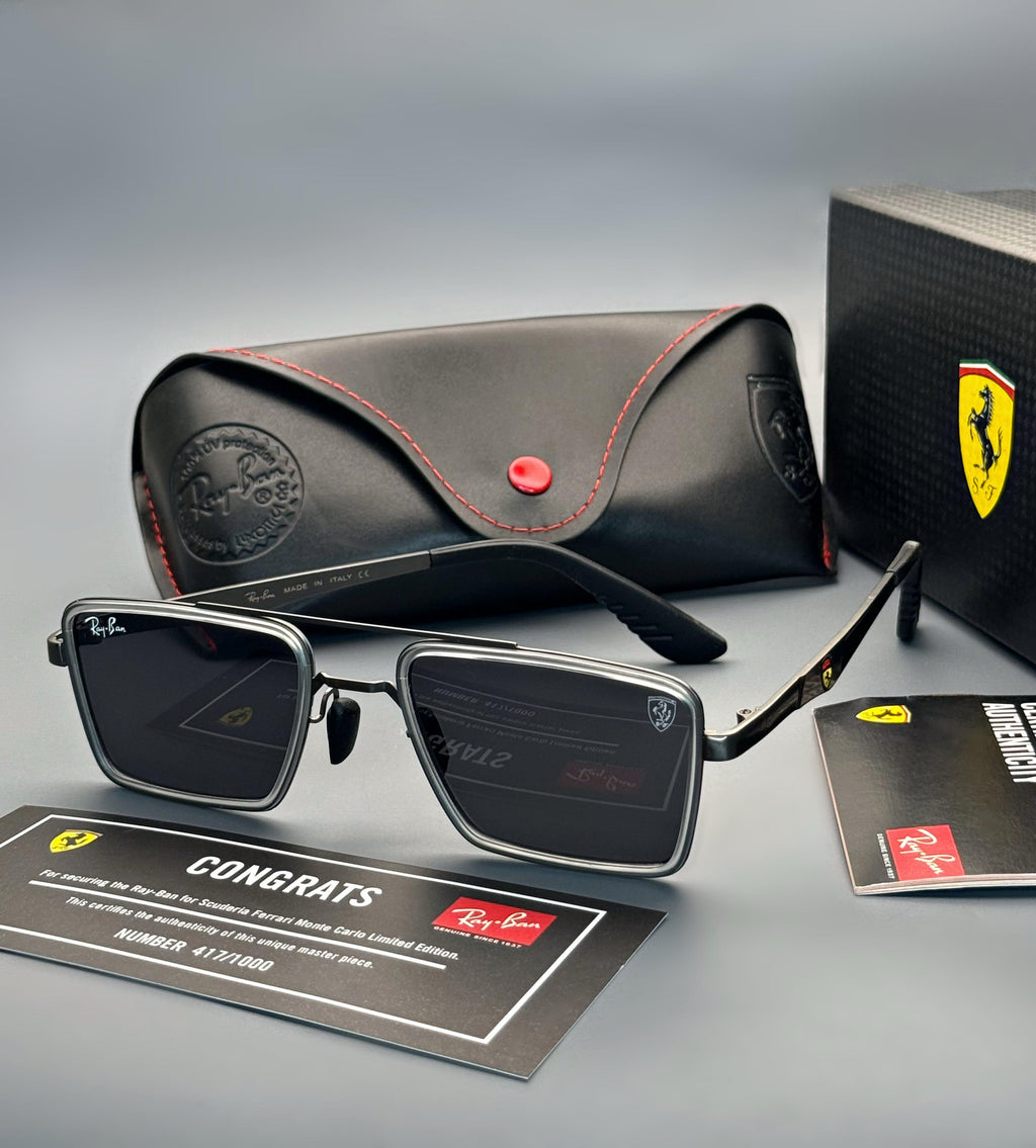 Premium Ray-Ban x Ferrari Edition – 7A Quality | UV Protection