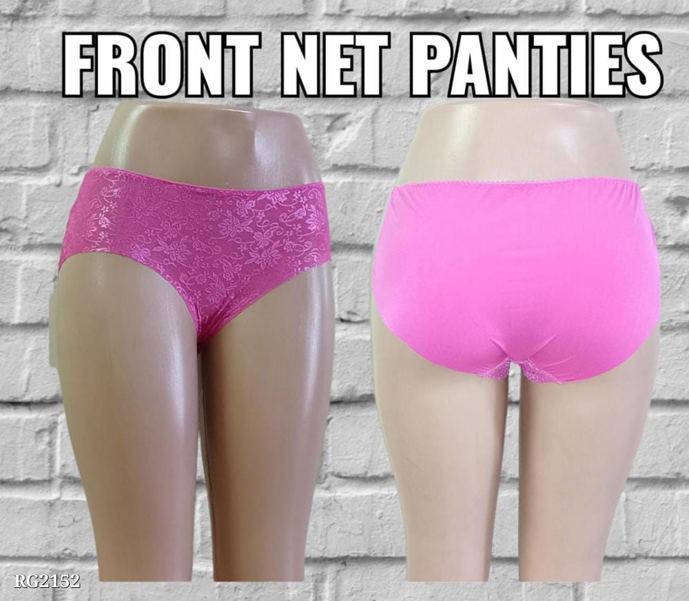 Seamless Net Panties (3PCS) – High-Quality Stretchable Net Fabric