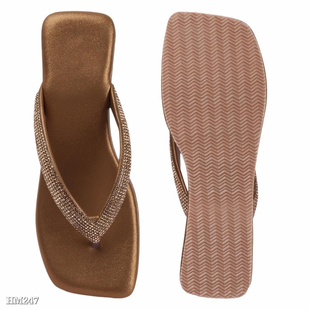 Stylish Trendy Heel Slippers for Women and Girls - Elegant and Comfortable Footwear