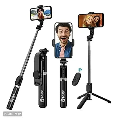 Selfie Stick,Long Extendable Selfie Stick Tripod,Phone Tripod with Wireless Remote