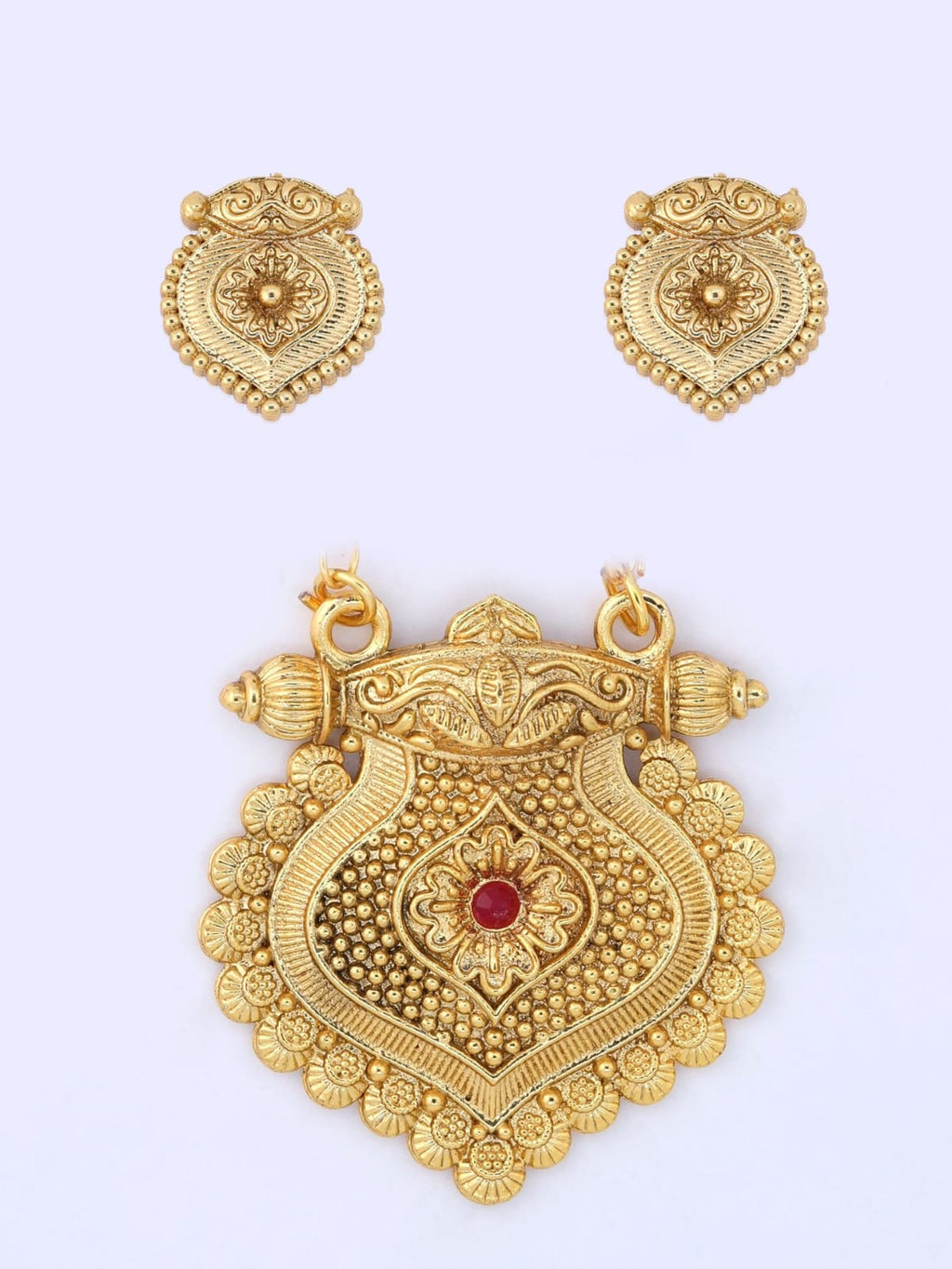 Exquisite Golden Pendants in India - Elegant and Timeless Jewelry (total 2 piece)