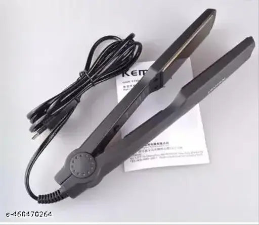 km-329 Temperature Control 329 Hair Straightener (Black) Hair Straightener (Black 1) @1