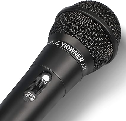 Point Zero Dynamic Vocal Microphone Handheld Microphone with ON/Off Switch 6.5mm Jack Microphone