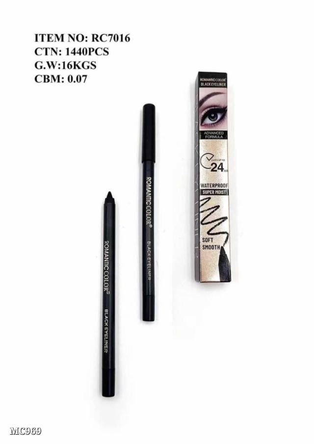 Romantic Color Kajal Pencil - Waterproof & Smudge-Proof Eyeliner for Stunning Eyes