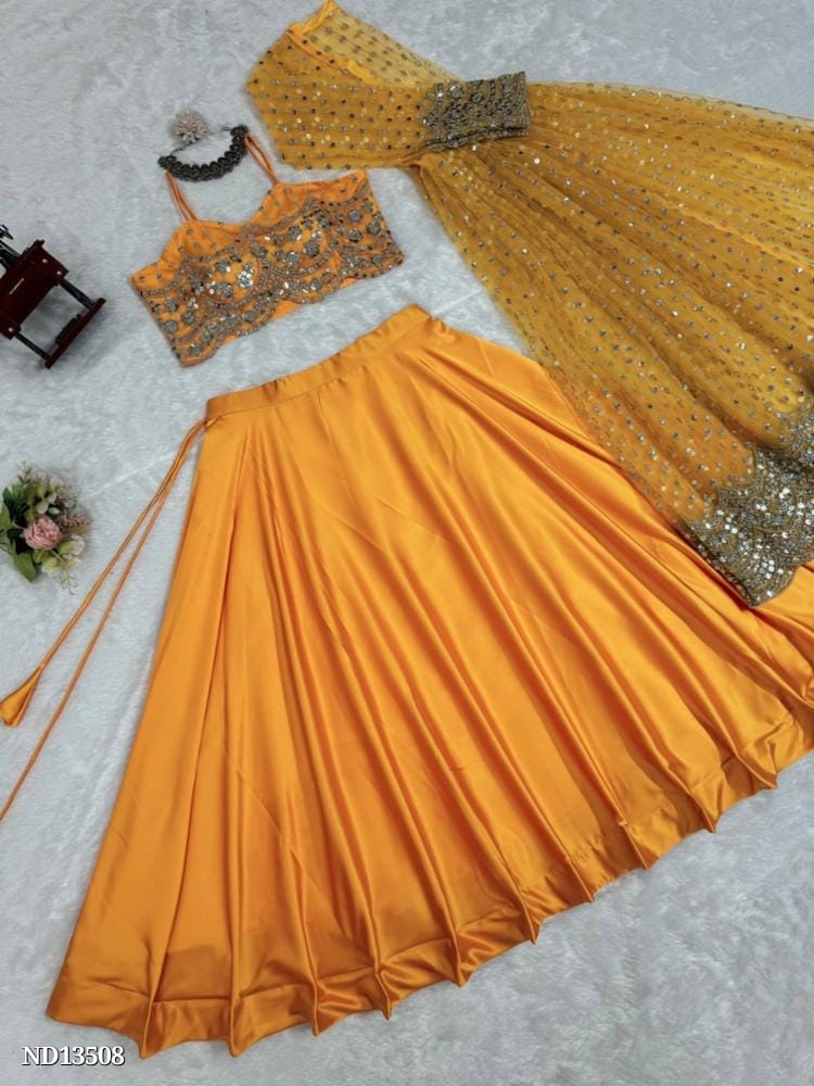 Stunning Lehenga Choli with Kpti Set - Perfect for Festive Celebrations