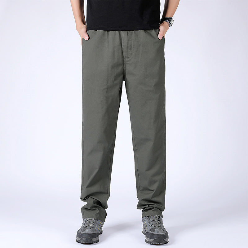 Men's Wide-leg Casual Pants Loose Plus Size Straight