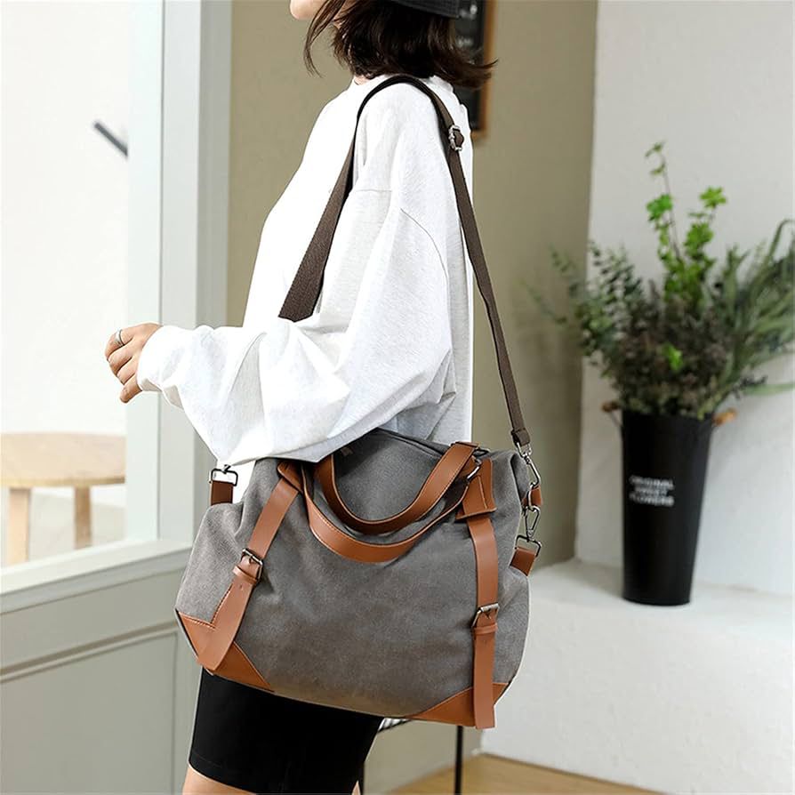 Handbag for Women Satchel Tote Bag Casual Canvas Pouch Handbags Purse Hobo Bag