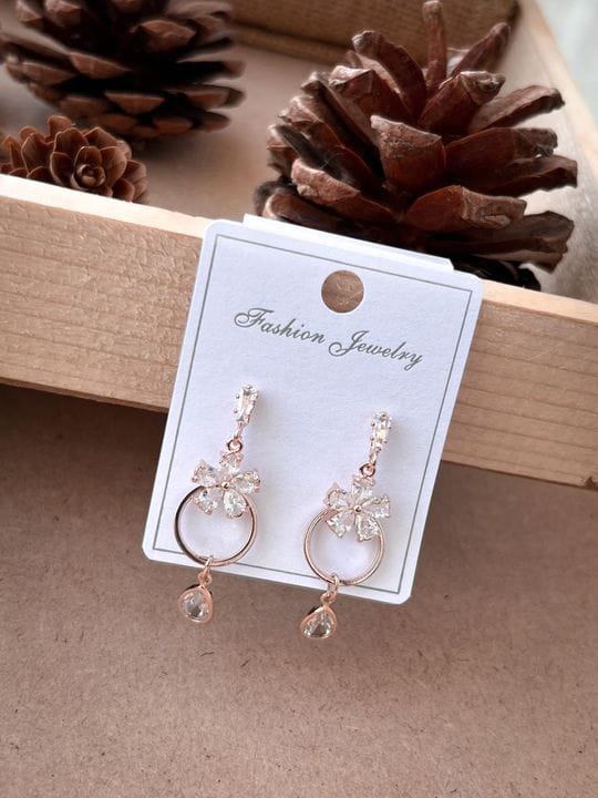 Elegant American Diamond Earrings for Women and Girls: Sparkling Jewelry Collection - swiftshopr.com